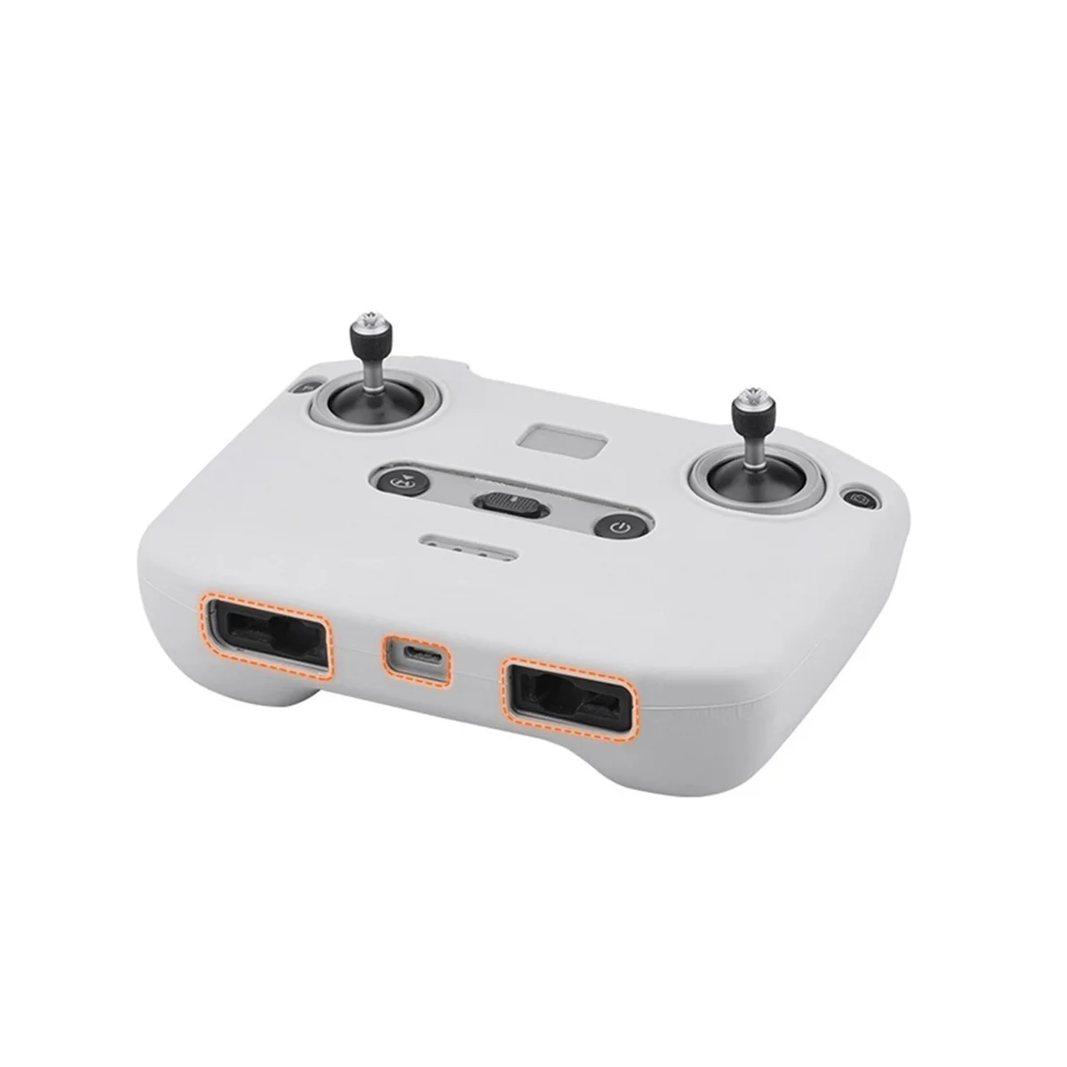 حافظة من السيليكون لجهاز التحكم عن بعد ، غطاء حماية لجهاز التحكم عن بعد 3 برو dji rc mini3/air2s/mini2 royal 3 ، لون أسود