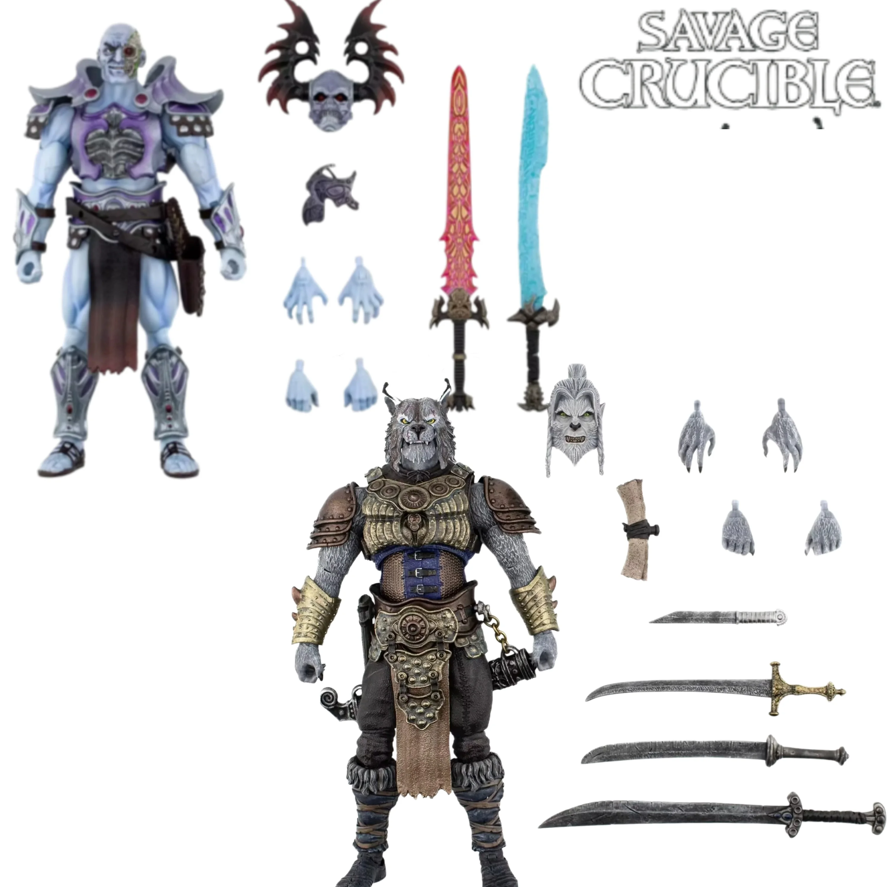 

Arvinger Studios Savage Crucible One Twelfth Scale Double Sword Lynx Collectible Action Figure For Adult Hobby Collectors
