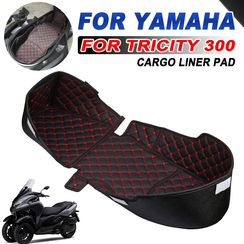 For Yamaha Tricity 300 Tricity300 Motorcycle Parts Storage Box Liner Luggage Tank Cover Seat Bucket Pad Cargo Protector Guard