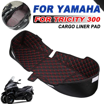 ל-Yamaha Tricity 300 Tricity300 תיבת אחסון חלקי אופנוע מכסה תא מזוודה דלי מושב מגן מטען