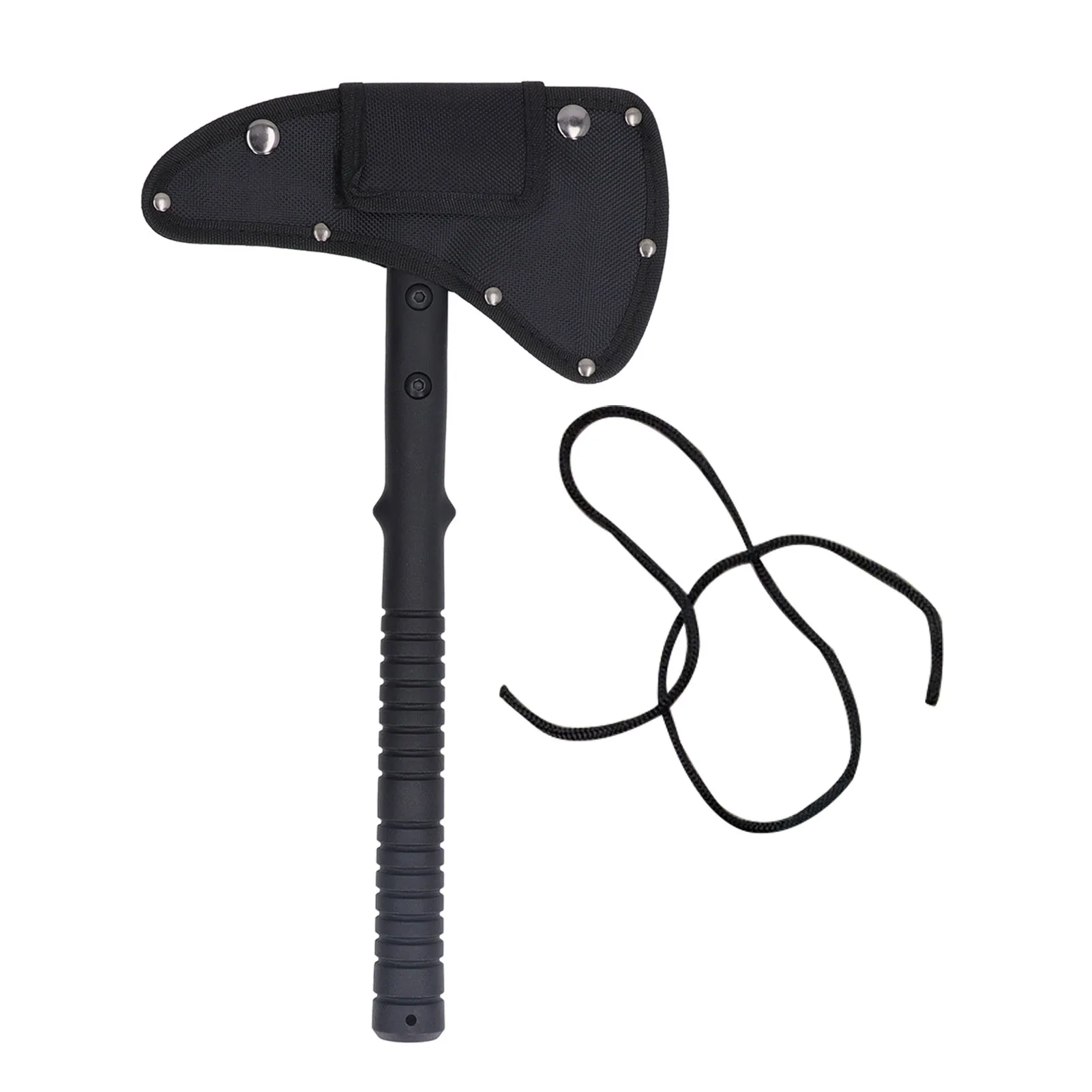 Camping Hatchet Hex Set Screws Steel Curved Blade Portable Outdoor Multifunctional Axe for Fire Engineers Outdoor Axe Multitool