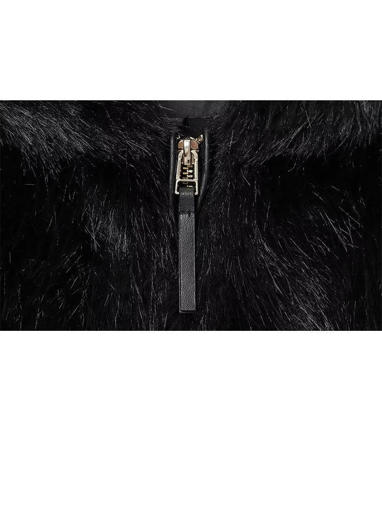 HH 2025 レディース 冬新作 プラッシュコート 暖かい カジュアル ラペル付き 帽子付き 人工毛皮ジャケット 女性用 ファッション 多用途 ルーズコート ムヘール