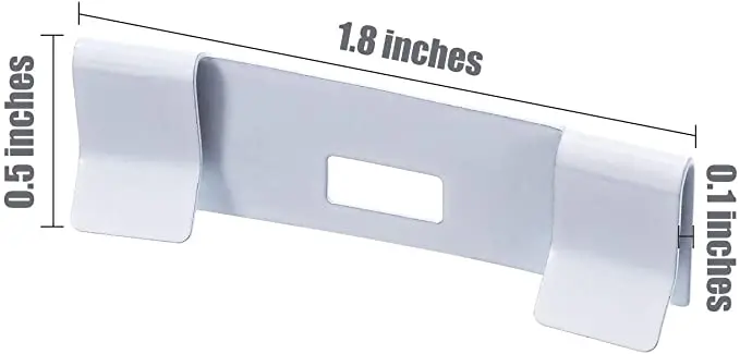 30PCS Vertical Blind Repair Vane Savers, Eco-Friendly Metal Vertical Blind Repair Tabs , Vertical Blinds Replacement Slats , Whi