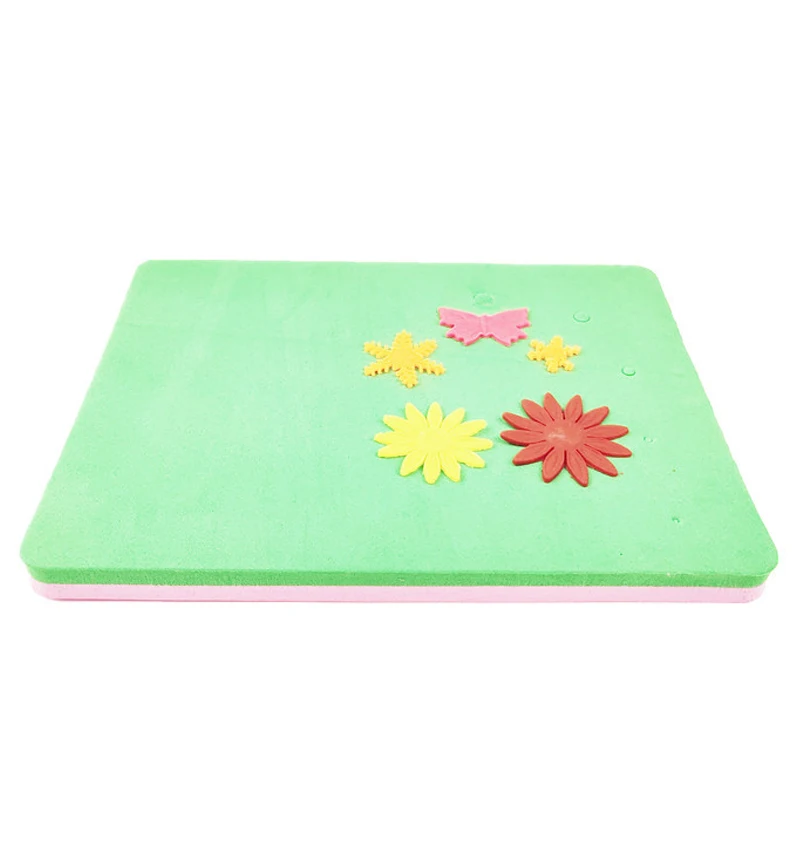 5 Holes Square Fondant Cake Foam Pad Decor Sugarcraft Chocolate Flower Shape Drying Sponge Mat Pastry Decorating Tool Sugar Tray