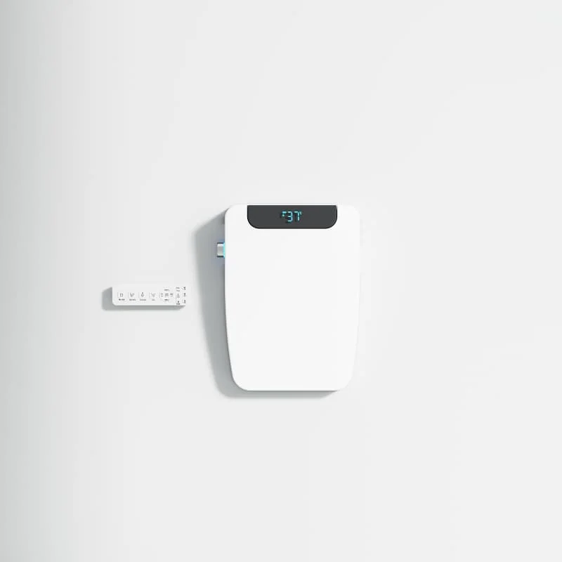 Quality Smart Toilet Seat Cover with Remote Control Factory Supply Instant Heated Bidet Panel Square Shape