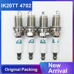 4pcs IK20TT 4702 Dual Iridium Spark Plug For Audi Chery VW Toyota Jeep Subaru Seat Skoda Citroen Honda Lexus Opel Peugeot