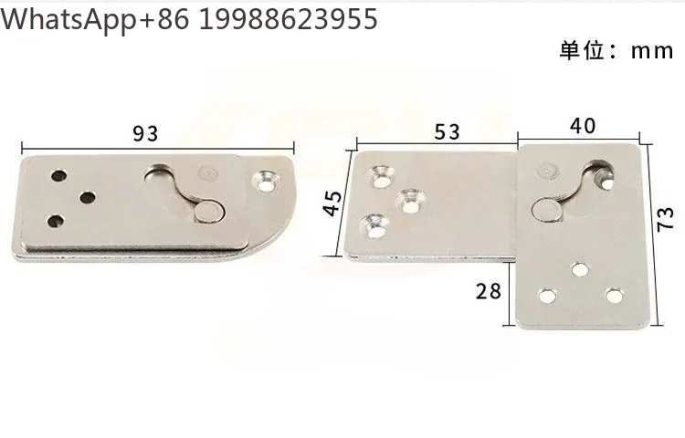 Left Or Right Opening Rotary Table Hardware 90 Degree Rotation Folding Rotary Table Desk  Folding Rotary Table Desk Hinge