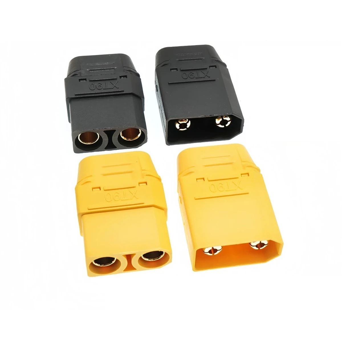 1set XT90H-F/M Plug High Current Gold Plated Connector RC Lipo Battery Connector for FPV Drone Aircraft Model ESC Motor Wiring