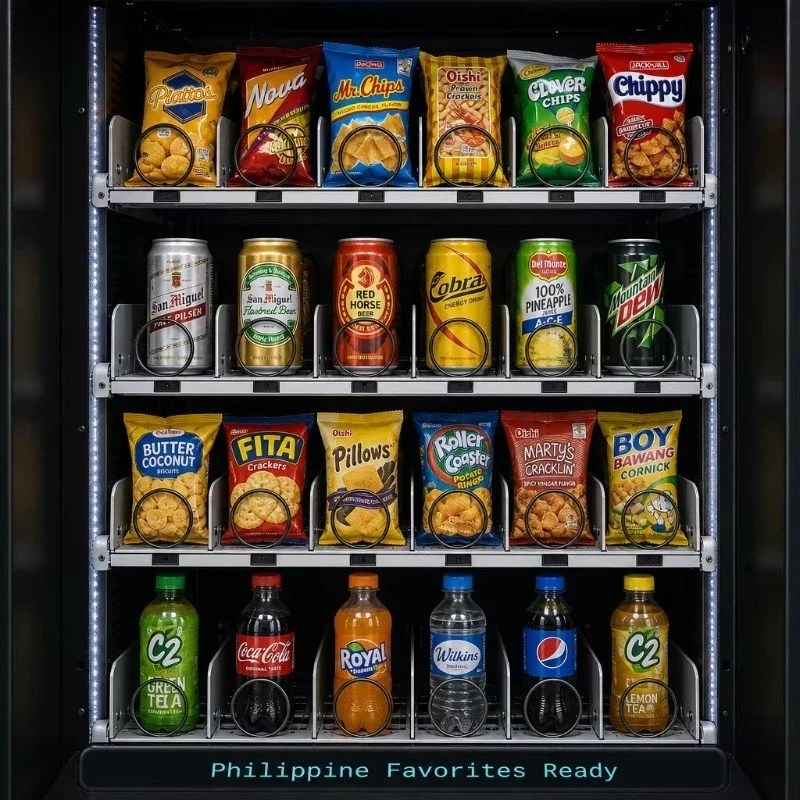 New Design Small Cold Drink Vending Machine for Foods and Drinks Mini Soda Machine Space-saving Beverage Dispenser