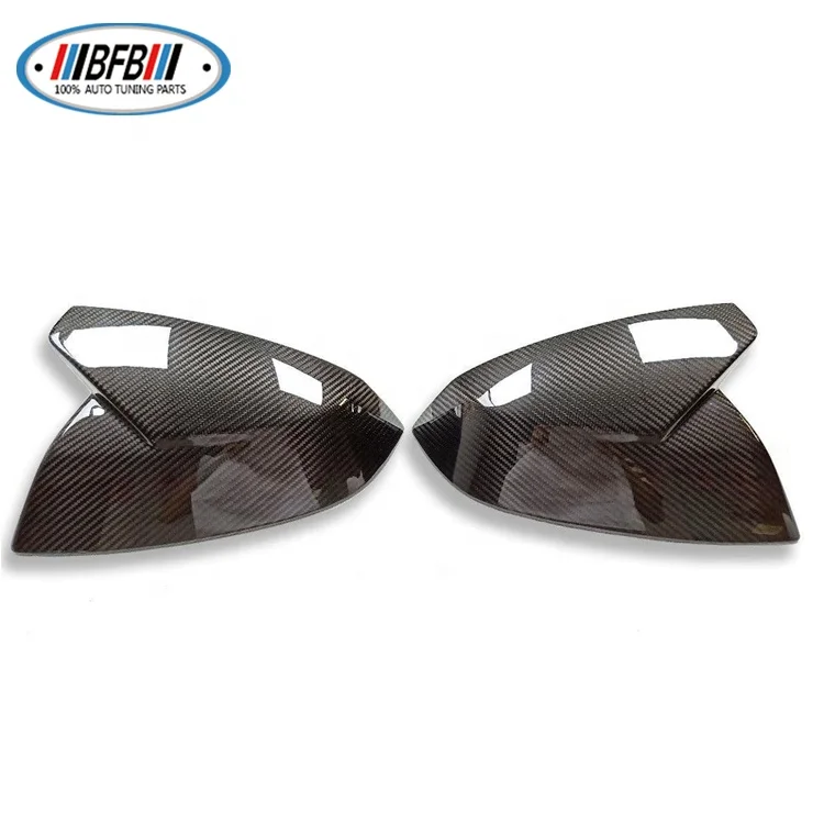 Dry Carbon Add on Style Mirror Cover Side Rearview Mirror Shell for Audi SQ7 SQ5 Q7 Q5