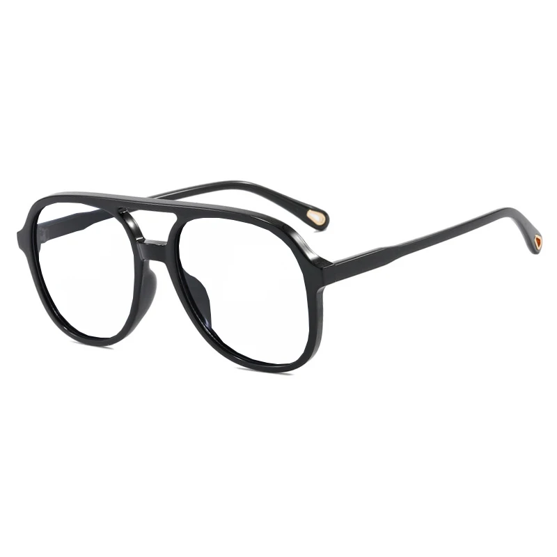 Pilot Double Bridge Unisex Anti-Blue Light Myopia Glasses 7