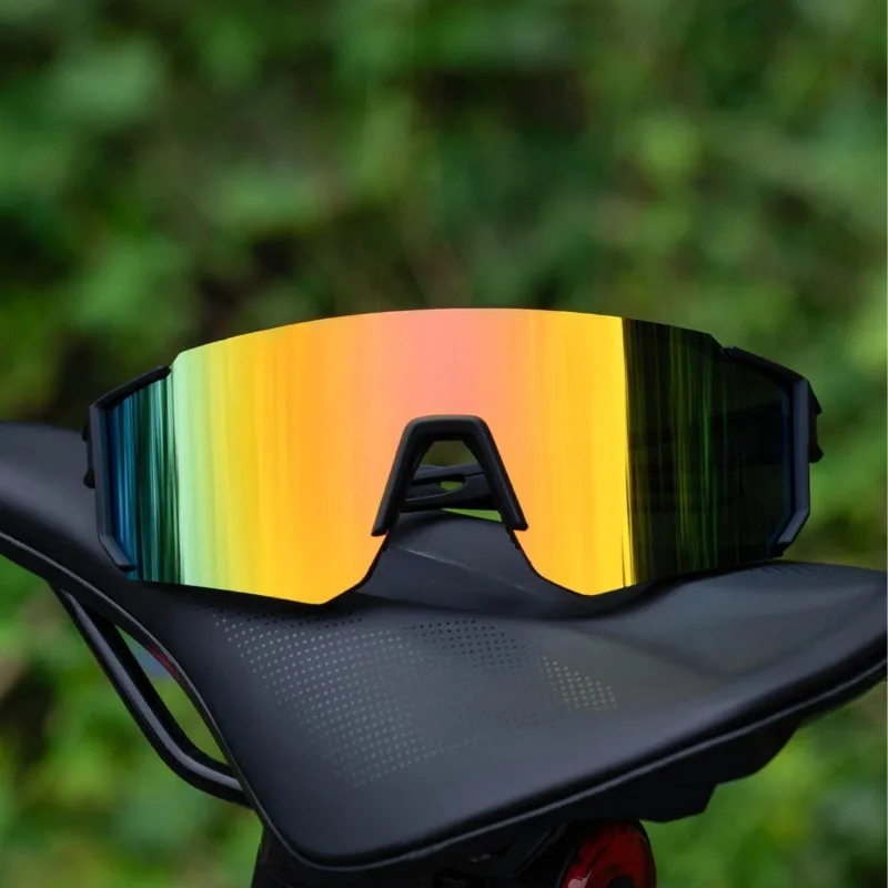 Oversized Outdoor Cycling Sunglasses UV Protect Glasses Bike Eyeglasses Sun Shades Sports Fishing Glasse Goggles UV400 image 4