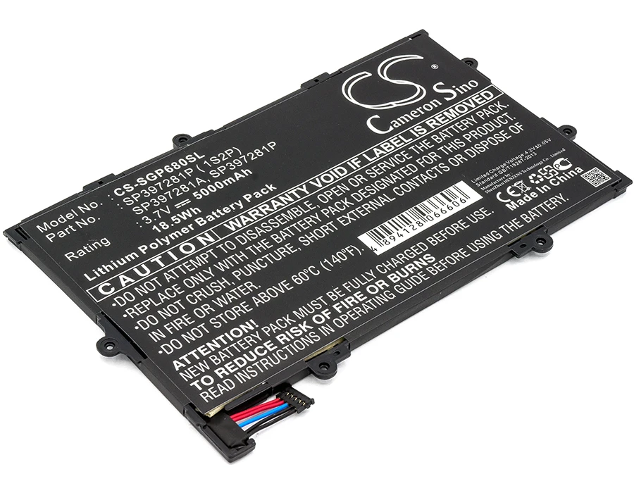 Tablet Battery For Samsung SP397281A SP397281P ( 1S2P) Galaxy Tab 7.7  P6800  GT-P6810  SCH-I815  7.7