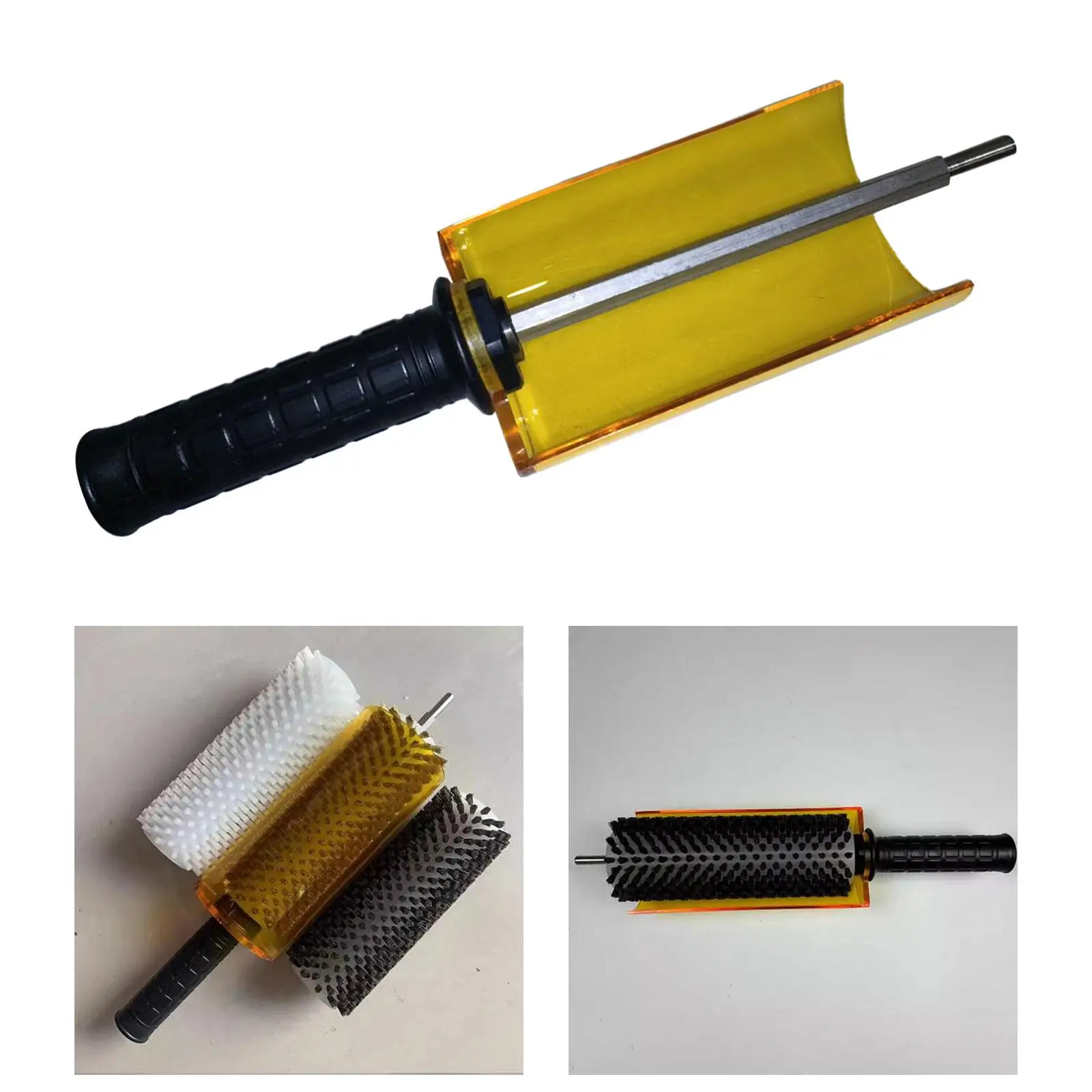 electric-ski-brush-cover-hexagonal-shaft-handle-shade-snowboard-maintenance-tool-for-skiing-protection