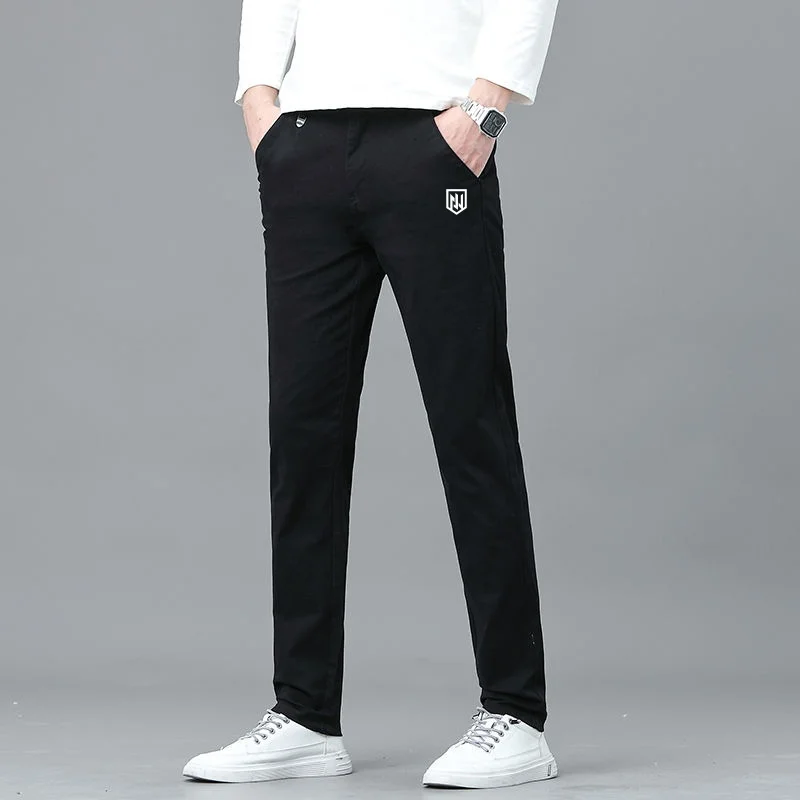 Nuovi pantaloni da golf da uomo primaverili ed estivi, pantaloni dritti da golf slim elasticizzati, pantaloni sportivi da golf comodi in cotone alla moda