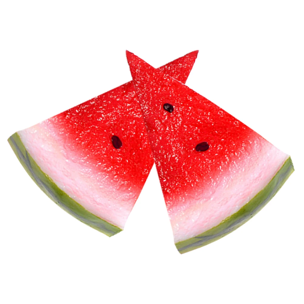 

Slice Simulated Watermelon Slices Decorative Models Sliced Realistic Decorations