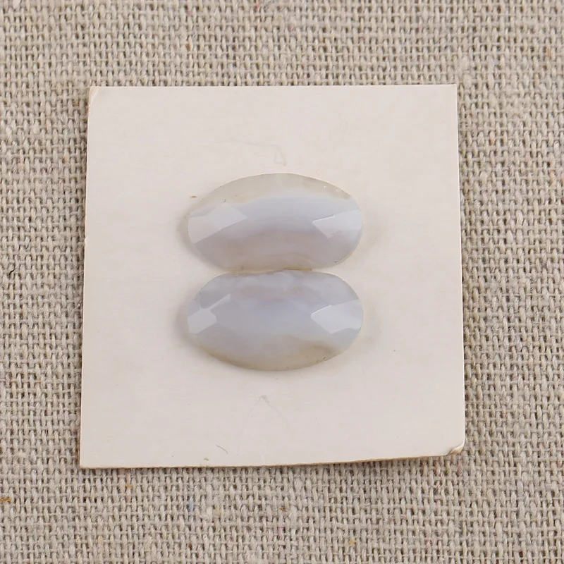 B&F Water Drop Angled Cut Cabochon Pendant Beads, Handmade Natural stones beads, Polished Stones for jewelry Making Supplies