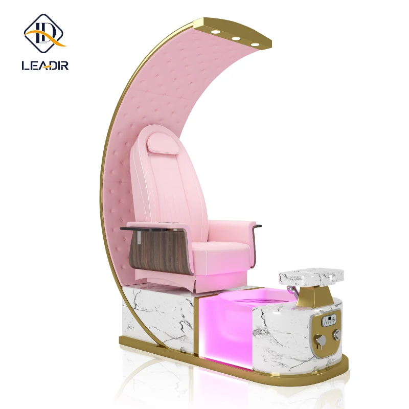 

Original Design Knead Massage Pedicure Chairs Foot Massage Nail Spa Chair Manicure Pedicure Station with Drain Pump