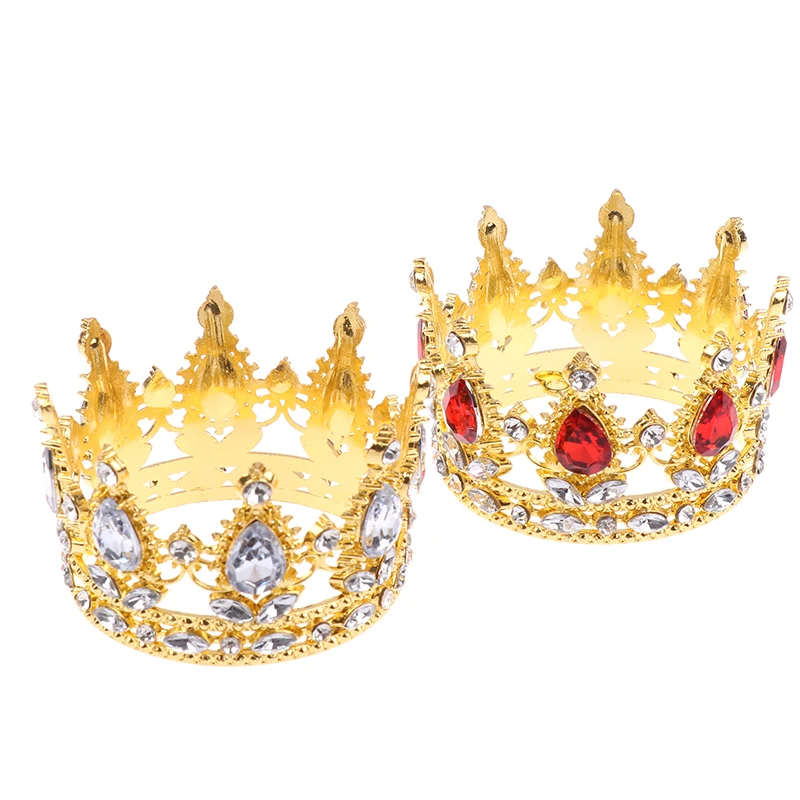 Cotton Doll Retro Crown – Korea Style Headwear, Fashion Doll Accessories for Baby Doll Dress Up