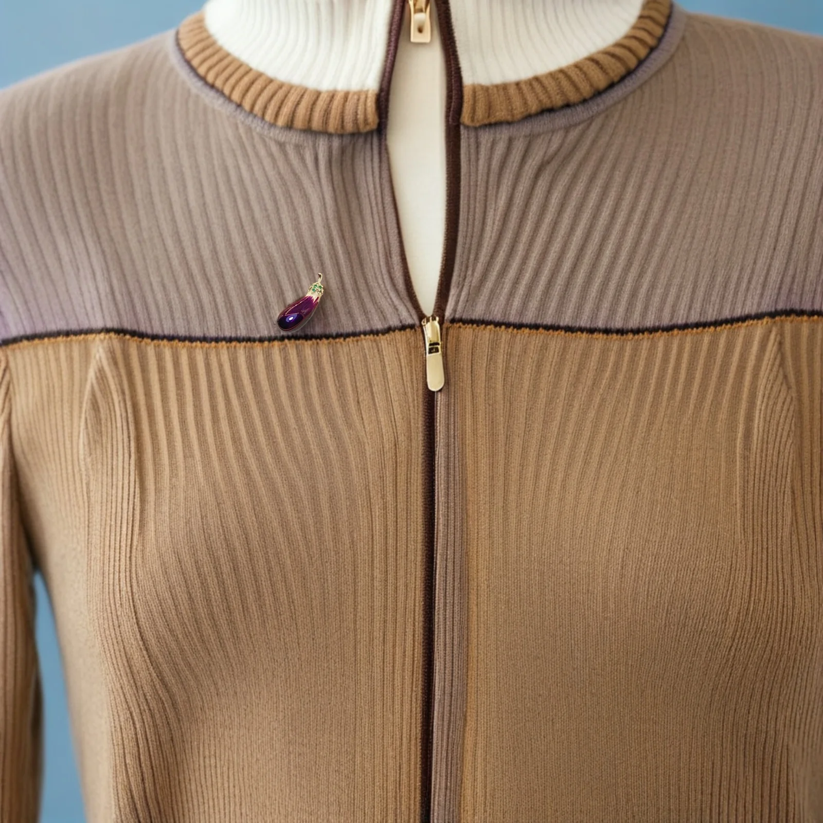 

2Pcs Shirt Collar Pin Brooch - Eggplant Enamel Lapel Pin for Women Men - Secure Fashion Accessory for Suit Jacket Dress Shirt