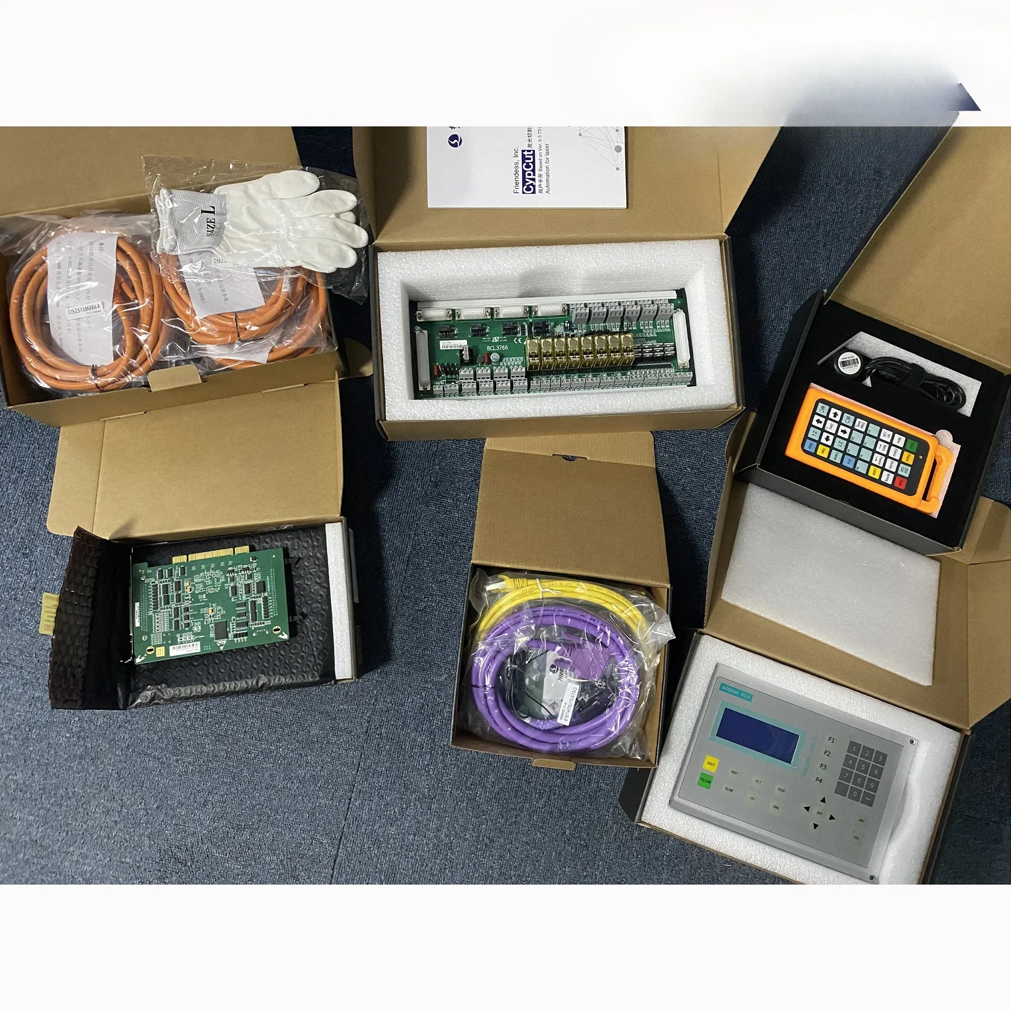 CypCut BoChu FSCUT2000C +bcs100  control system for fiber las er  cutting machine