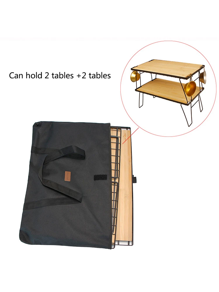 Bolsa de mano de mesa plegable portátil para acampar, bolsa de transporte de mesa de Camping, bolsa de almacenamiento de servicio pesado para acampar, Picnic al aire libre