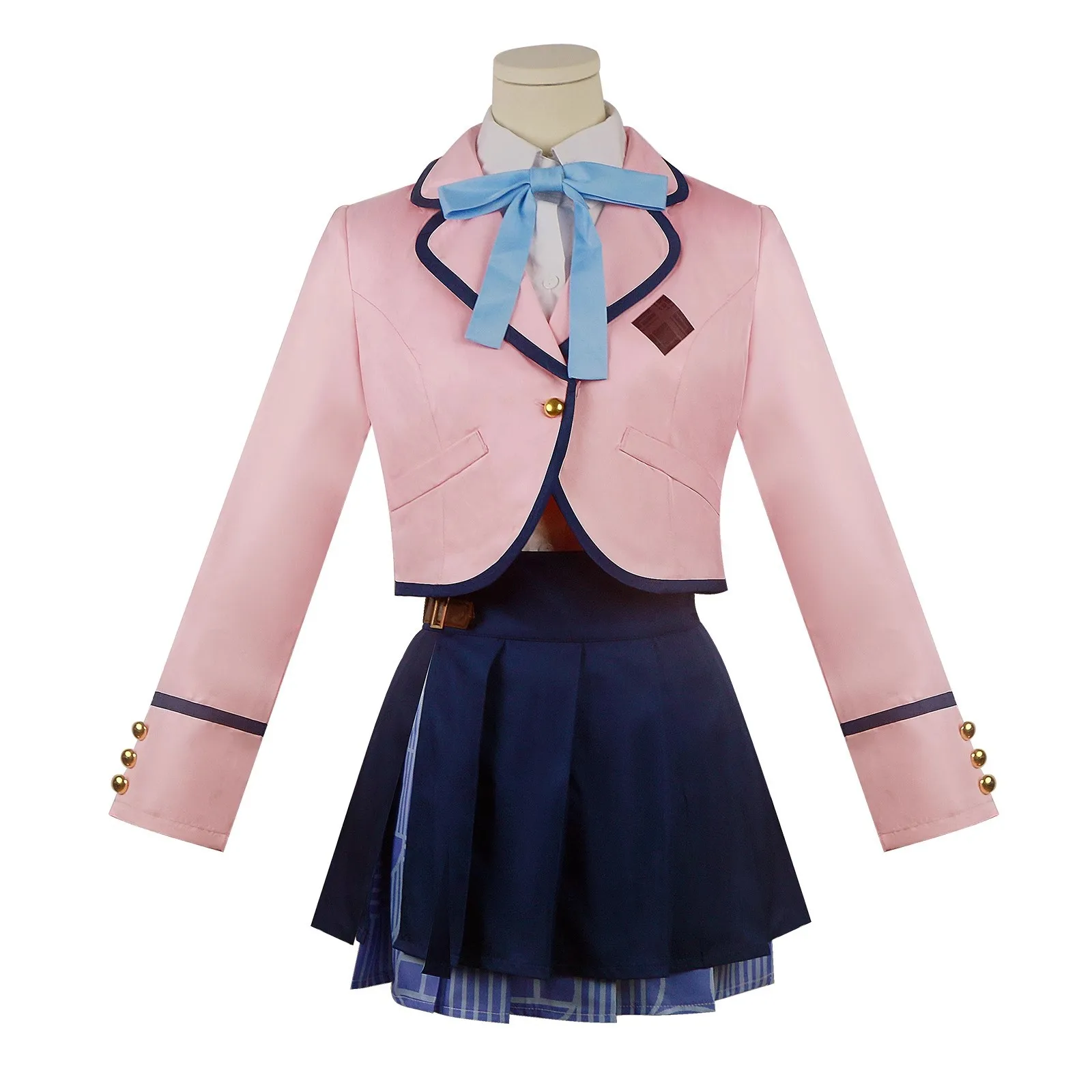 Kostium Cosplay Liliya Kompletny Zestaw Damski Strój Szkolny JK Anime Idol Master Hanamaru Kaguya Cosplay Dr orm