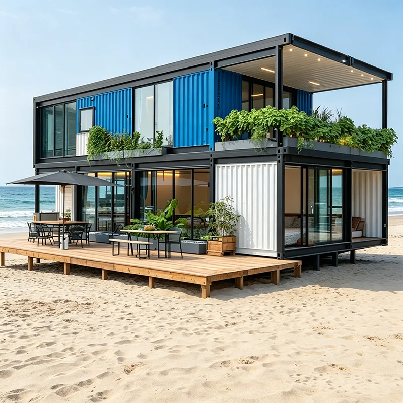Customized Prefabricated Living Expandable Container House Steel Structure Prefab Villa Portable Home Casas Prefabricadas