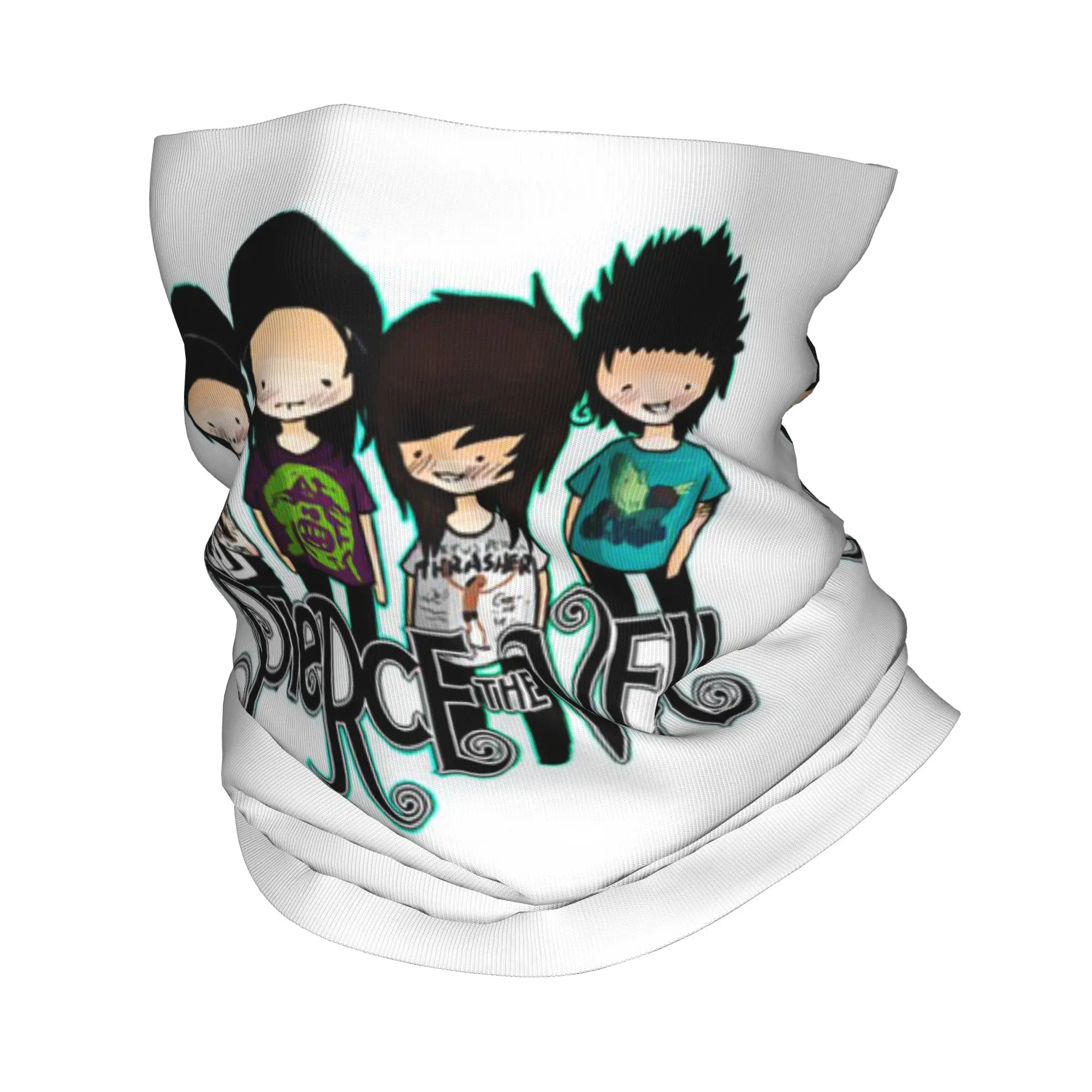 

Pierce Veil Band Music Group Bandana Neck Gaiter Printed Wrap Scarf Multi-use Balaclava Cycling Unisex Adult Breathable