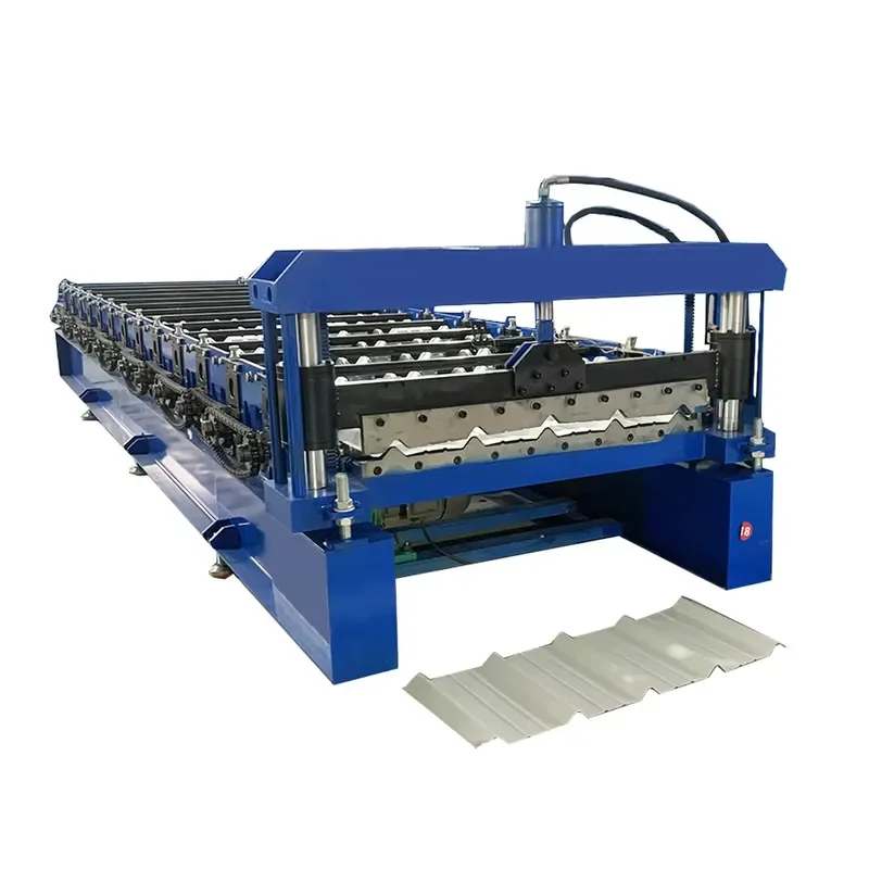 Hot Sale Trapezoidal Profile Metal Roof Panel Roll Forming Machine Galvanized Aluminum Steel Sheet IBR Roofing Tile Making
