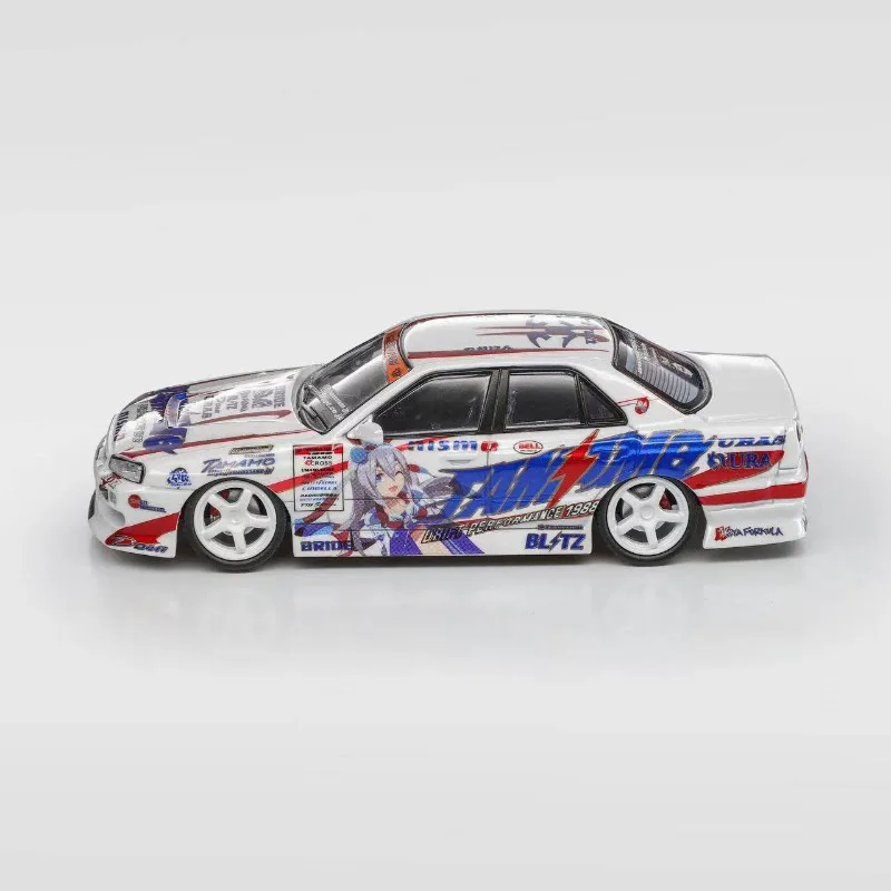 MORTAL Shenzhen Exhibition: 1:64 Nissan ER34 URAS die-cast
