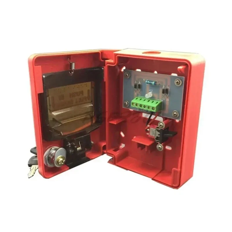 

BNVN-SB116 Fire Manual Alarm Button DC24V Conventional Manual Call Point With 2 Keys