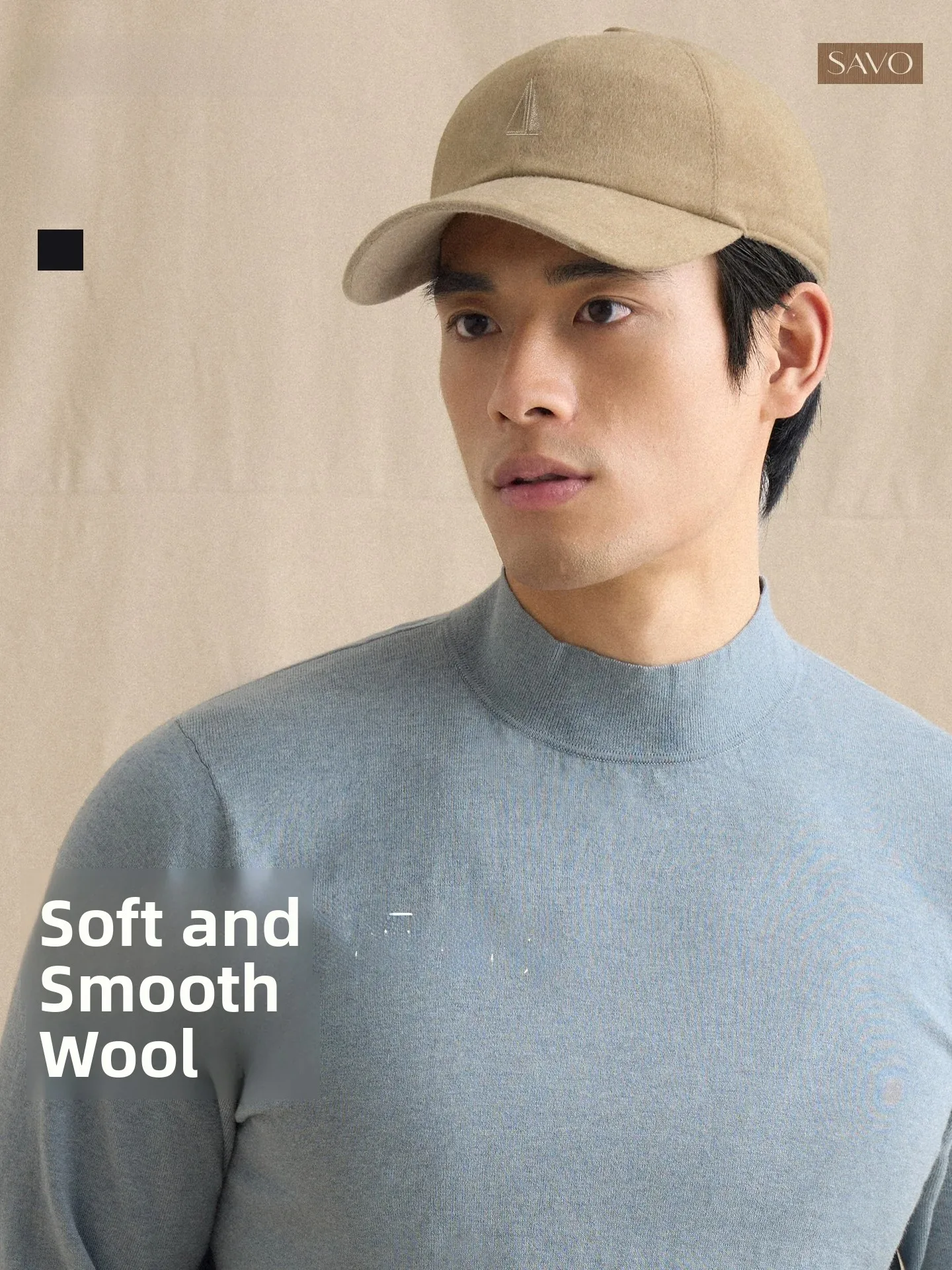 cultum-autumn-winter-wool-casual-hat-breathable-baseball-cap-comfortable-commuting-duckbill-cap-men's-adjustable-polyester-wo