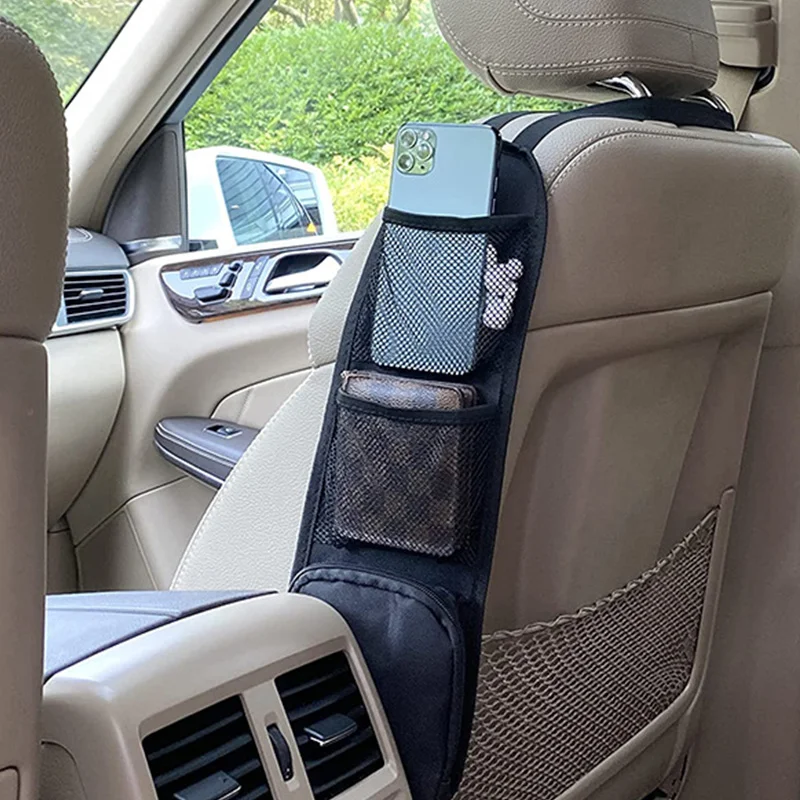 

Multi-Pocket Car Seat Organizer Multifunctional Car Seat Back Side Hanging Bag Mesh Pocket Storage Bag For Mini car