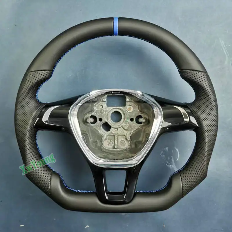 Center Car Steering Wheel Trim For VW Volkswagen Golf 7 MK7 (Only Trim)