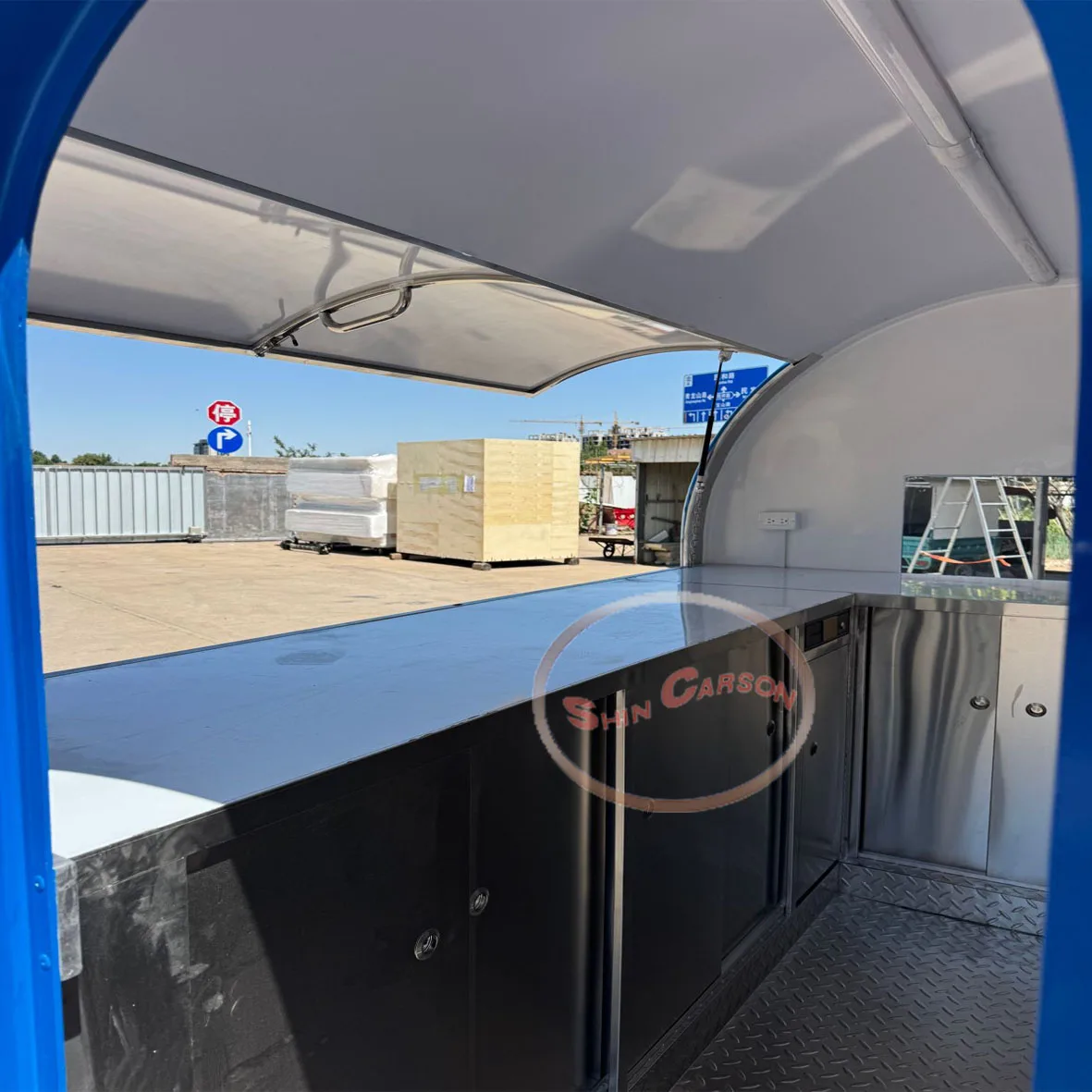 Commercial Mobile Vending Vehicle Outdoor Camping  Event Food Cart - Milk Tea Coffee & Snack Truck Bestselling Direct