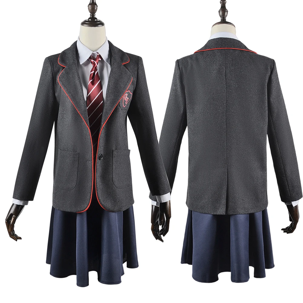 Matilda Cosplay Women Girls Fantasy School Uniform Roald Dahl's Matilda The Musical Costume Disguise Adult Fantasia Outfit