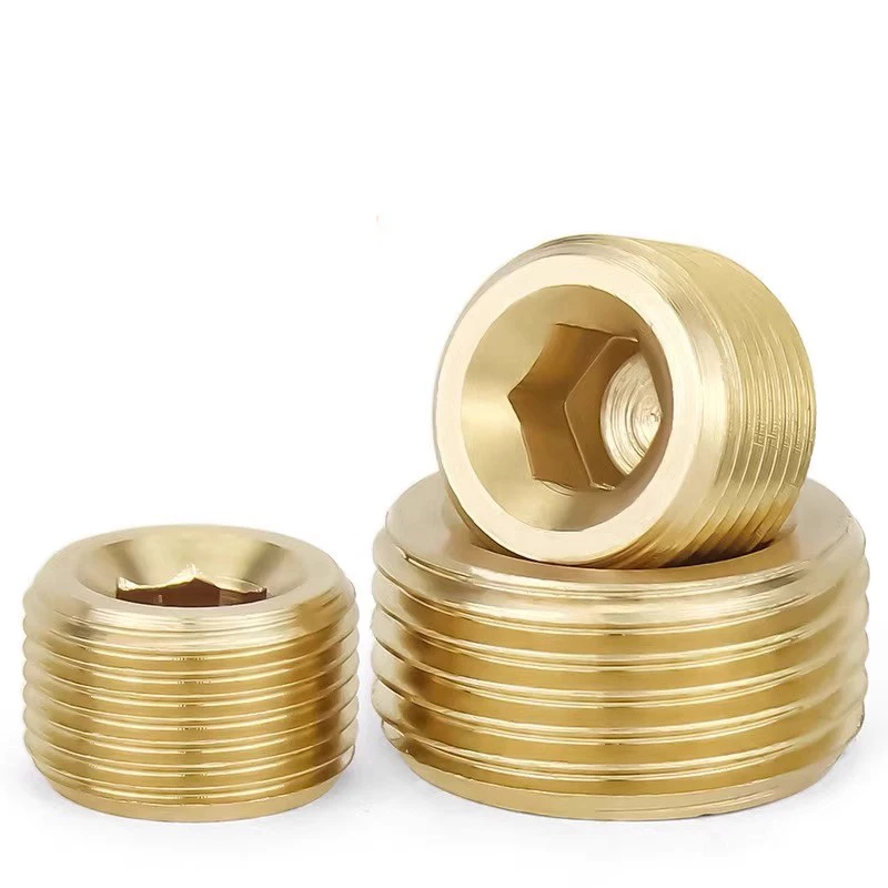 Brass Hex Plug M5~m22 1/16
