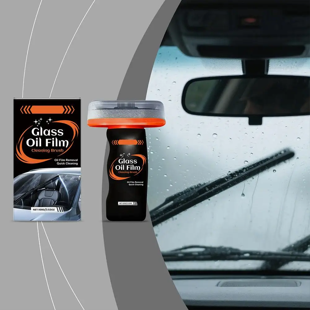 Oil Film Remover for Car Window Fingerprint Agent Glass Film Cleaning Brush for Fingerprint Window Rearview Mirror SUV