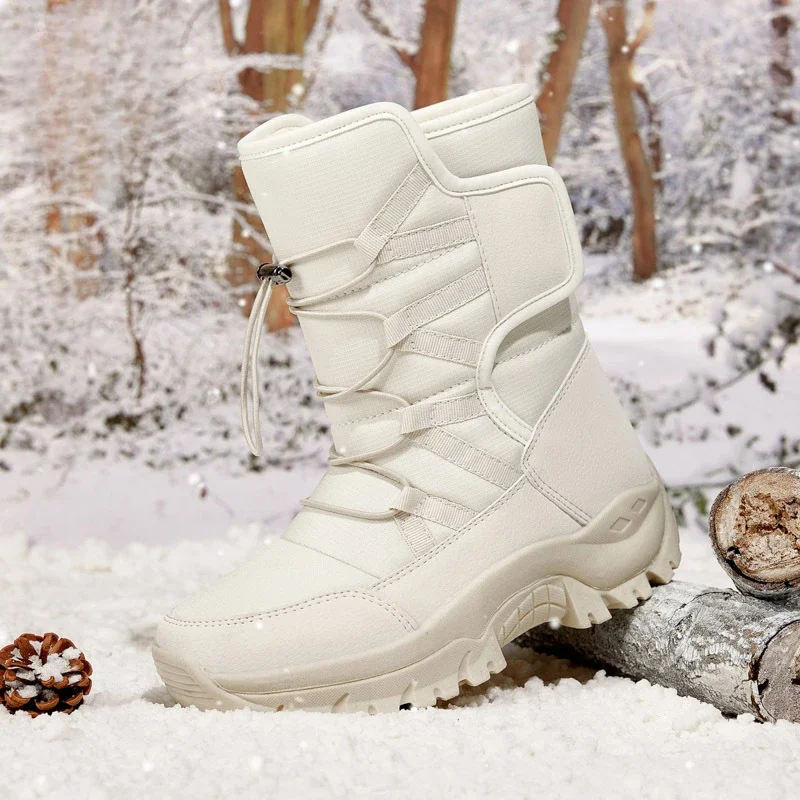 2024 Winter High Top Women Boots Outdoor travel nonslip shoe Fashion waterproof ladies boot Comfortable casual new shoes Botas