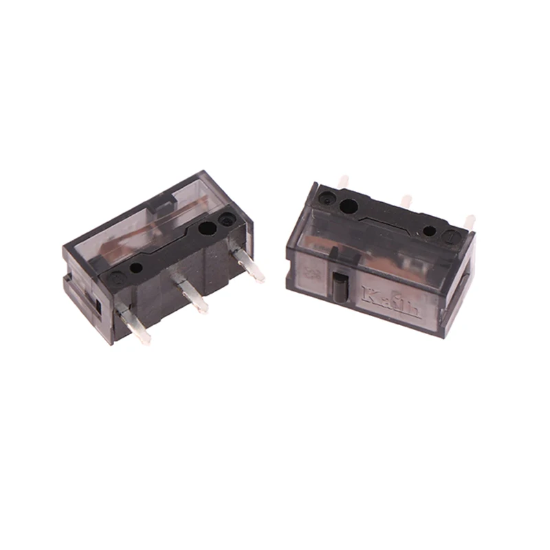 2PCS GM8.0 Micro Switch 80M Million Times Life Gaming Mouse 3Pin Black Dot DIY Accessories