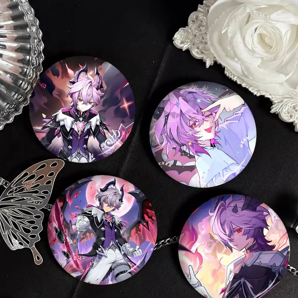Genshin Impact Durin Anime Soft Button Pin Bright Printed Icon Gift For Friends Badge Collar Brooch Lapel Pin Metal