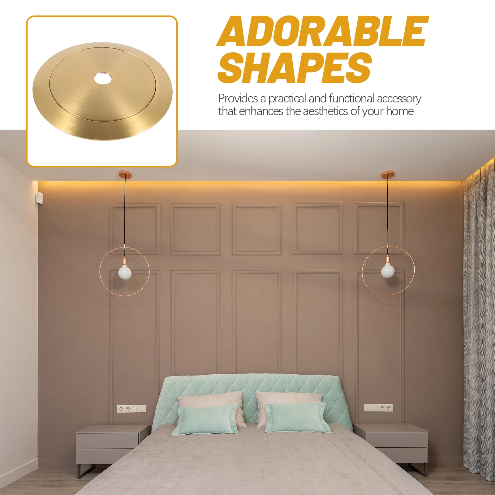

1 Set 100Mm Lamp Shade Ring Holder Retaining Socket Collar Fitting For Glass Light Fixture Durable Copper Threaded Retainer
