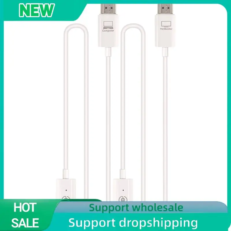 

Solid -Compatible Wireless Transmitter Receiver Extender Kit Wireless Display Dongle For TV Camera Streaming Projector