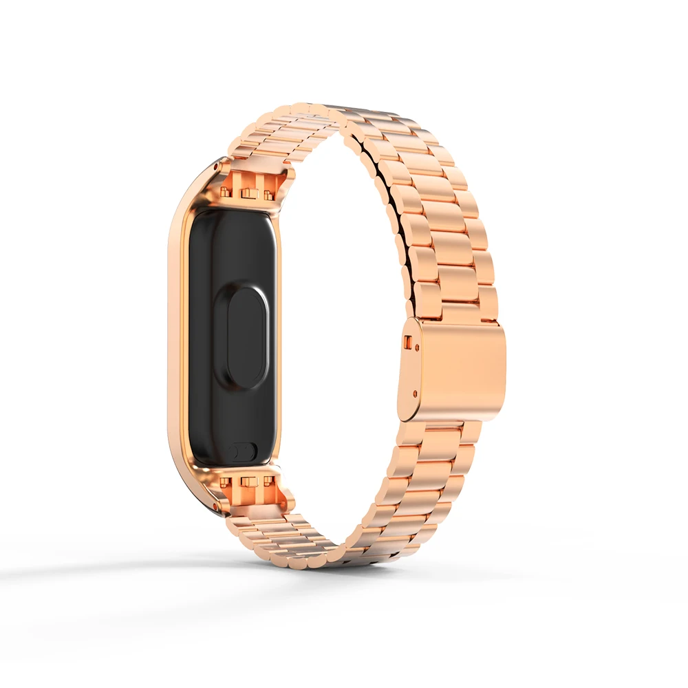 For Xiaomi Mi Band Bracelet 3/4/5/6/7 strap Stainless steel Magnetic Strap Xiaomi Wristband Mi Band 3 4 Miband 5 6 7 Strap