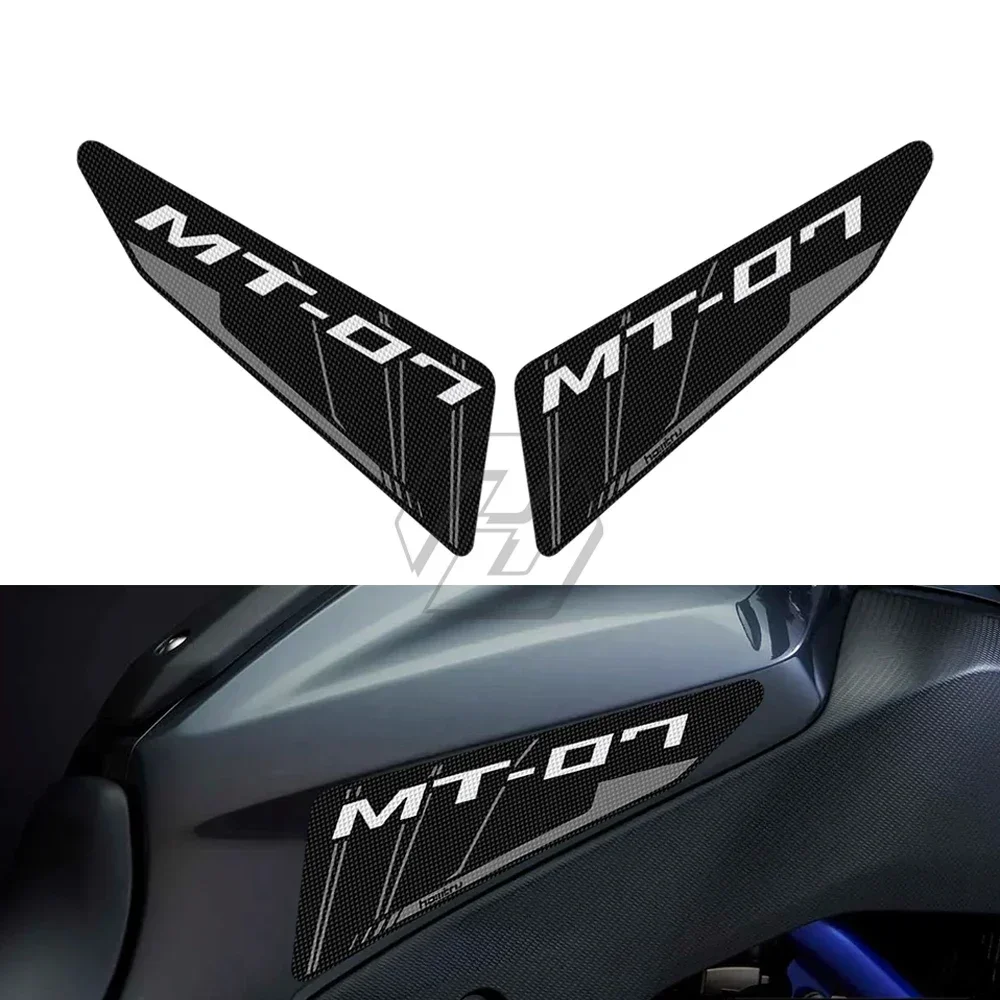 Tank Traction Pad For Yamaha MT-07 2014-2017 Motorcycle Anti Slip Sticker Side Grip Protector