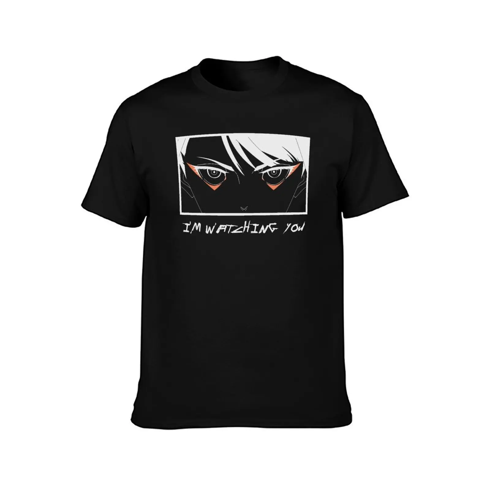 I'm Watching You - Edge Runners T-Shirt Anime t-shirt oversized plain t shirts men