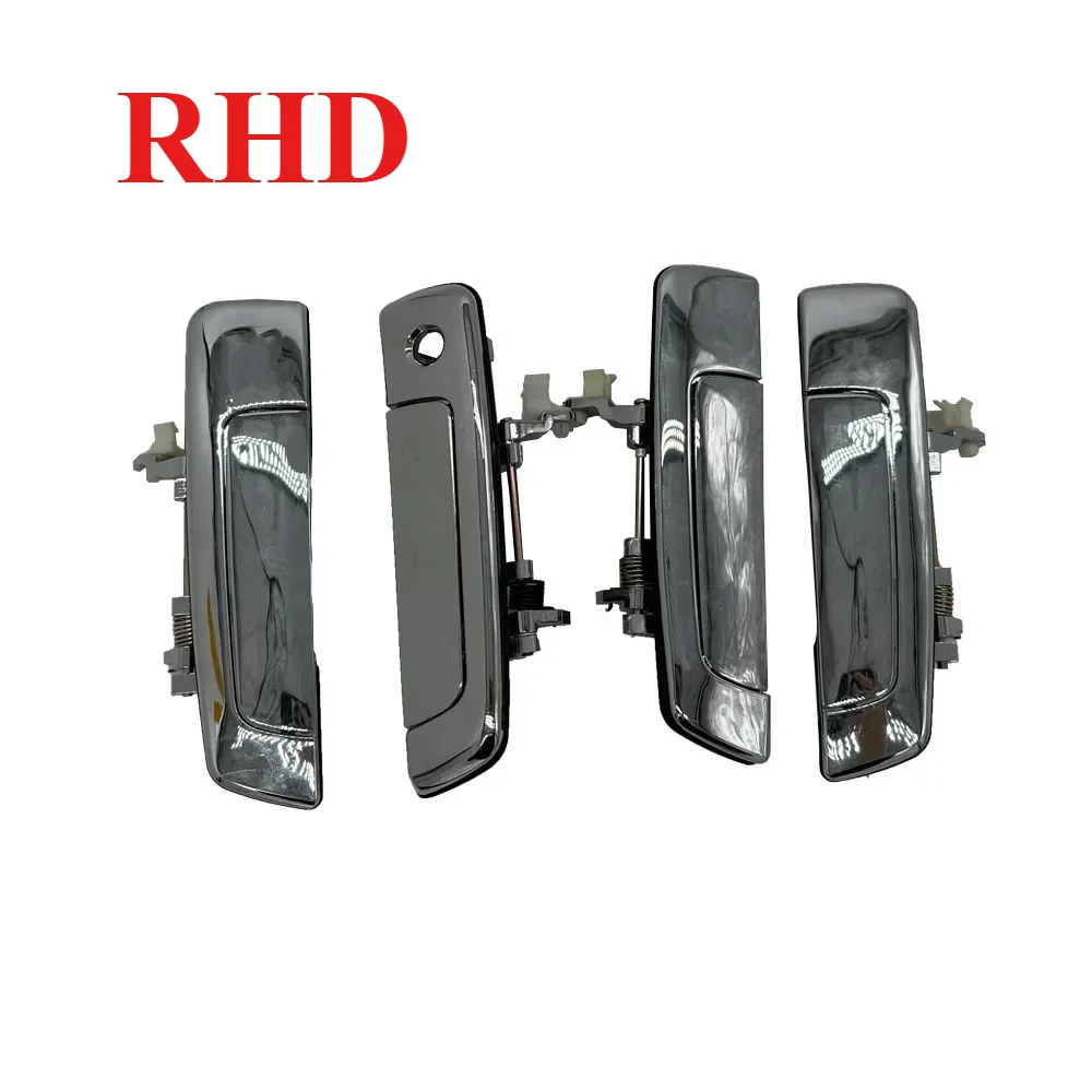 4 Pcs RHD Chrome Outside Door Handle for Pajero Pinin IO H60 H70 MR271871 Lock for Lancer 1997-2002 Buckle for CK00 CP00 EA00