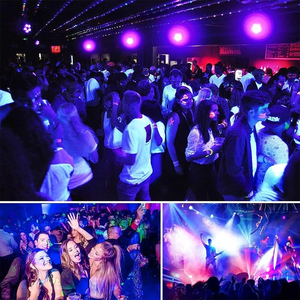 الأشعة فوق البنفسجية الأسود ضوء لمبة 54 واط E27 الأشعة فوق البنفسجية الضوء الأسود الأرجواني UVA 385-400nm LED Blacklight يتوهج في الظلام لآلام الجسم، حفلة المصابيح السوداء #5