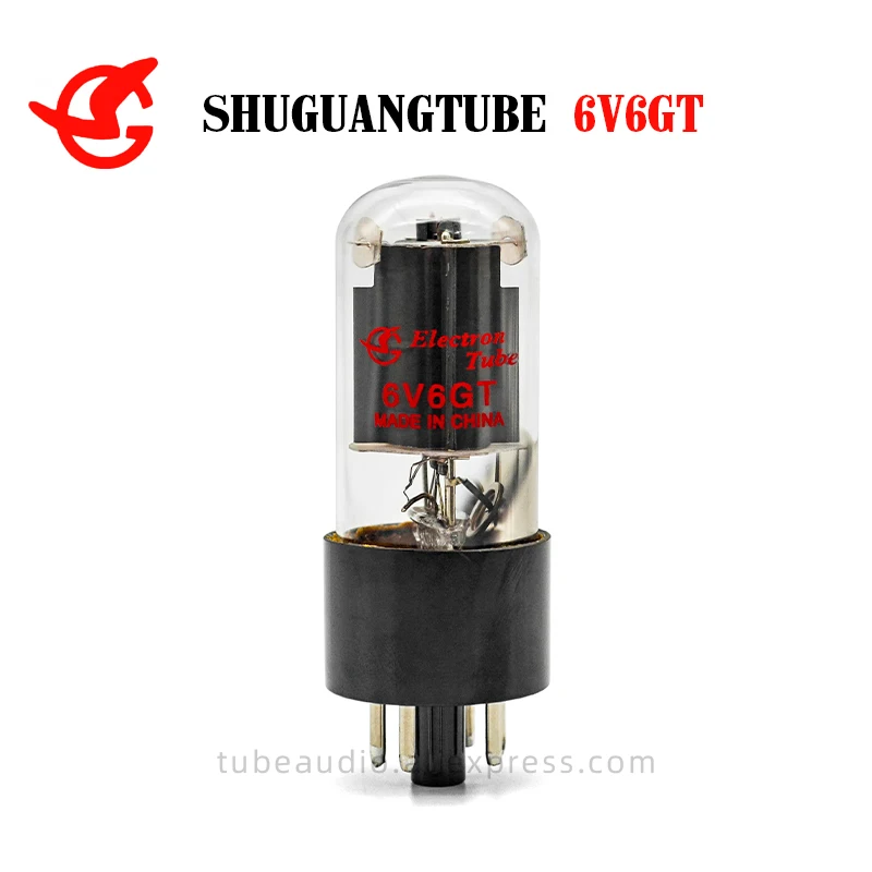 

SHUGUANG 6V6GT Vacuum Tube Replacement 6P6P 6L6 6V6 for HIFI Audio Valve Electronic Tube Amplifier Kit DIY Match Quad